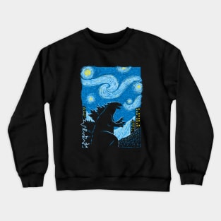 Gogh-Zilla Crewneck Sweatshirt